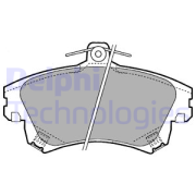 OEM BRAKE PAD AXLE SET LP1398