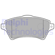 OEM BRAKE PAD AXLE SET LP1652