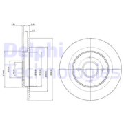 OEM BRAKE DISC (DOUBLE PACK) BG3743