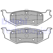 OEM BRAKE PAD AXLE SET LP1162