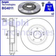 OEM BRAKE DISC (DOUBLE PACK) BG4011