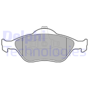 OEM Brake Pad Set, disc brake LP1469