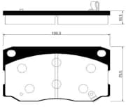 OEM BRAKE PAD HP0028