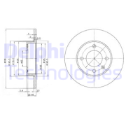 OEM BRAKE DISC (DOUBLE PACK) BG2117