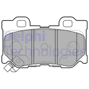 OEM BRAKE PAD AXLE SET LP2157