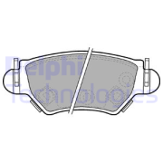 OEM BRAKE PAD AXLE SET LP1553