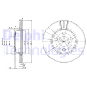 OEM BRAKE DISC (DOUBLE PACK) BG3025