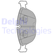 OEM BRAKE PAD AXLE SET LP1002