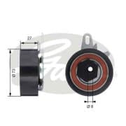 OEM TENSIONER ASSY, PULLEY T43047