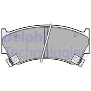 OEM BRAKE PAD AXLE SET LP1590