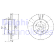 OEM BRAKE DISC (DOUBLE PACK) BG2768