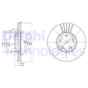 OEM BRAKE DISC (DOUBLE PACK) BG3676