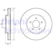 OEM BRAKE DISC (DOUBLE PACK) BG4120