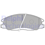 OEM BRAKE PAD AXLE SET LP1743