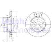 OEM BRAKE DISC (DOUBLE PACK) BG3417