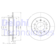 OEM BRAKE DISC (DOUBLE PACK) BG3862