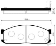 OEM BRAKE PAD HP1010