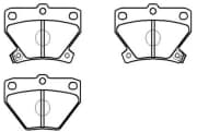 OEM PAD KIT, DISC BRAKE HP5153