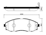 OEM BRAKE PAD HP0018