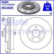 OEM BRAKE DISC (DOUBLE PACK) BG3826