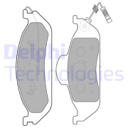 OEM PAD KIT, DISC BRAKE LP1299