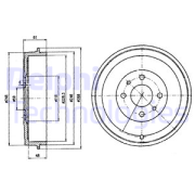 OEM BRAKE DRUM BF379