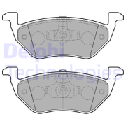 OEM BRAKE PAD AXLE SET LP2158