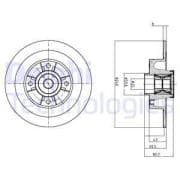 OEM SINGLE DISC BEARING & ABS RING BG9028RS